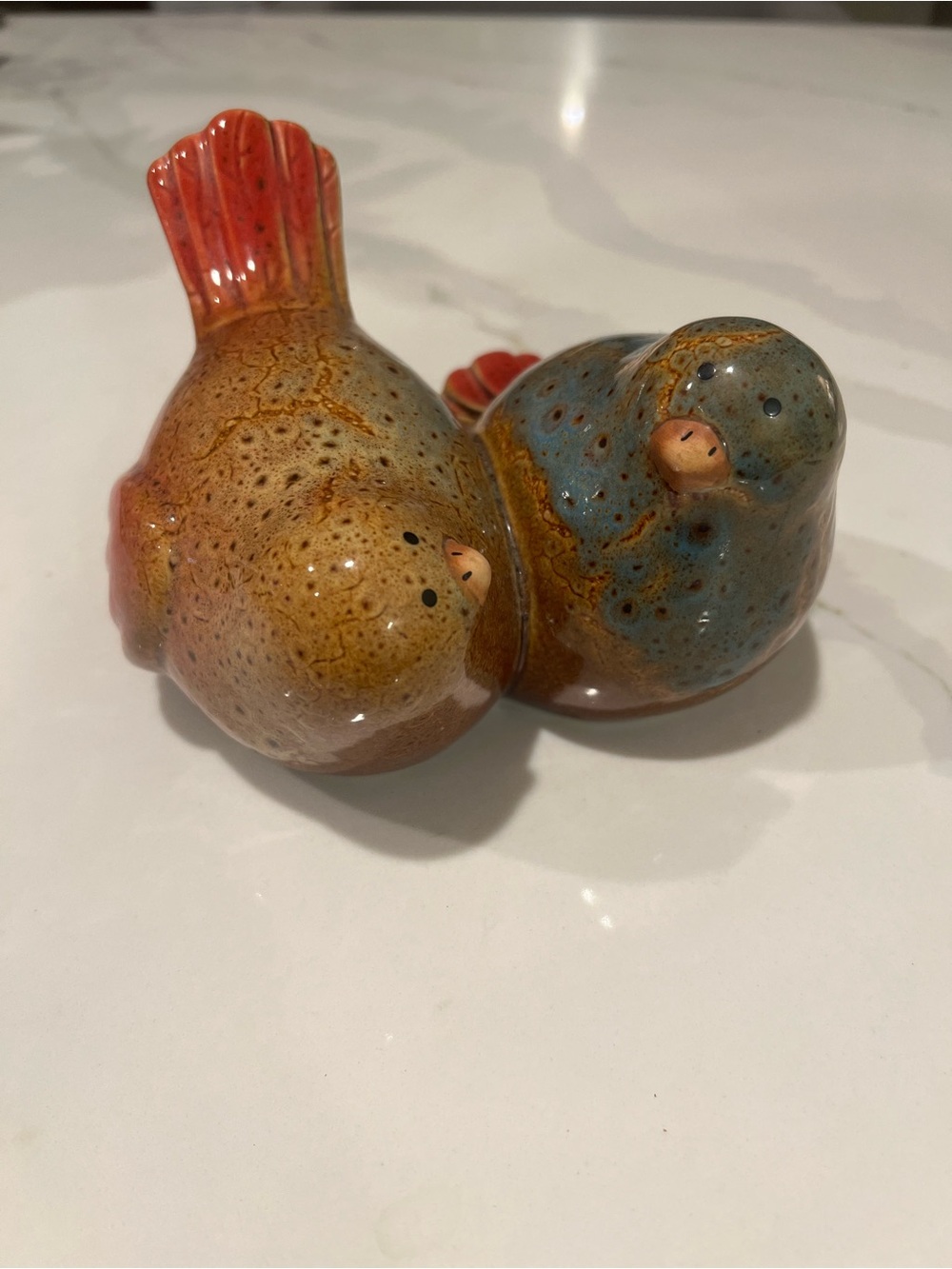 Vintage Ceramic Cuddle Birds Figurine - Picture 5 of 5